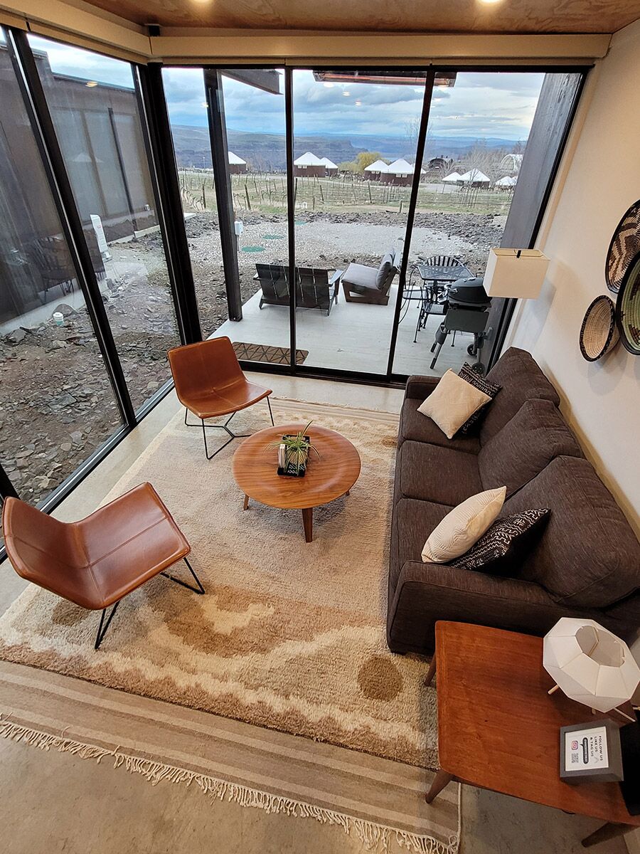 Where to Stay for a Cave B Winery Weekend The Wine Box Rental